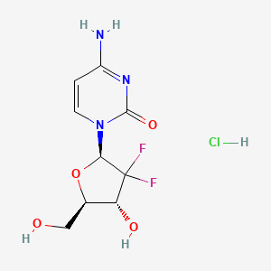 Chemical structure of Gemcitabine Hydrochloride