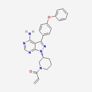Chemical structure of Ibrutinib
