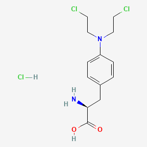Chemical structure of Melphalan Hydrochloride