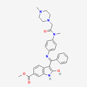 Chemical structure of Nintedanib