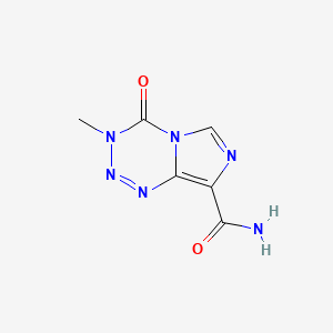 Chemical structure of Temozolomide