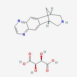 Chemical structure of Varenicline Tartrate
