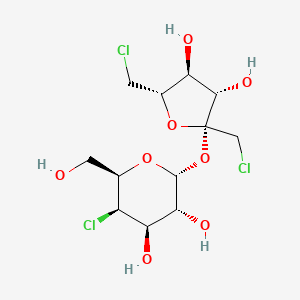 Chemical structure of Sucralose