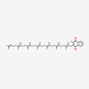 Chemical structure of Menaquinone 7