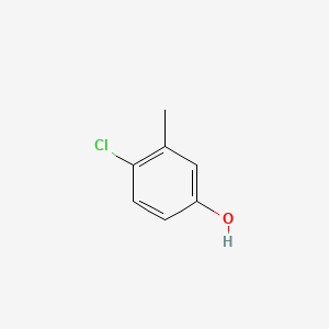 Chemical structure of 4-Chloro-3-methylphenol