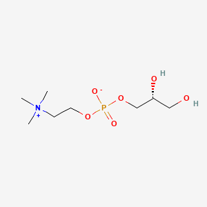 Chemical structure of Choline Alfoscerate