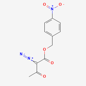 Chemical structure of 4-Nitrobenzyl 2-diazoacetoacetate