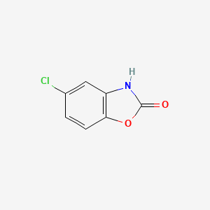 Chemical structure of Chlorzoxazone
