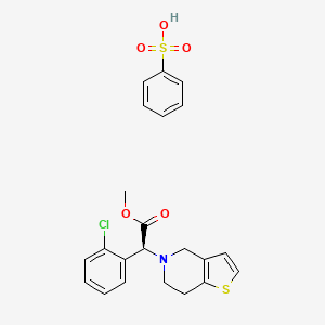 Chemical structure of Clopidogrel Besylate