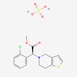 Chemical structure of Clopidogrel Bisulfate