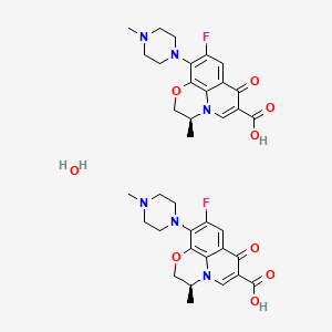 Chemical structure of Levofloxacin Hydrate