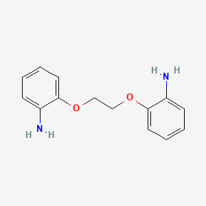 Chemical structure of 2-[2-(2-Aminophenoxy)ethoxy]aniline
