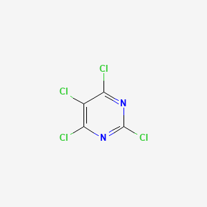 Chemical structure of 2,4,5,6-Tetrachloropyrimidine