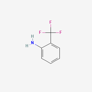 Chemical structure of 2-(Trifluoromethyl)aniline