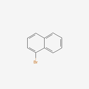 Chemical structure of 1-Bromonaphthalene
