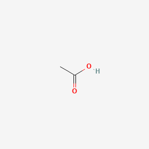 Chemical structure of Acetic Acid