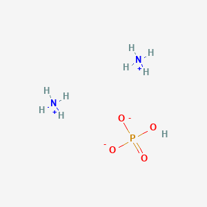 Chemical structure of Diammonium hydrogen phosphate