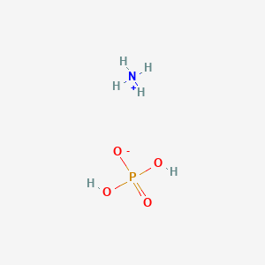 Chemical structure of Ammonium dihydrogen phosphate