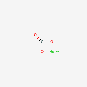 Chemical structure of Barium Carbonate