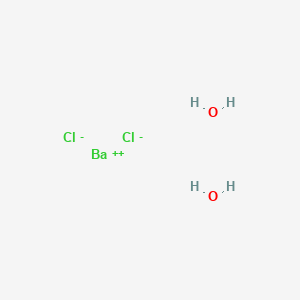 Chemical structure of Barium chloride, dihydrate