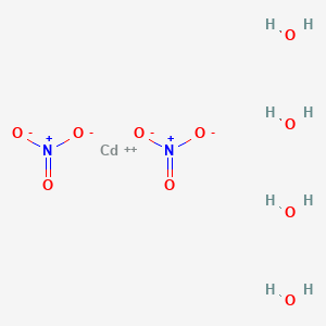 Chemical structure of Cadmium nitrate tetrahydrate