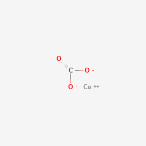 Chemical structure of Calcium Carbonate