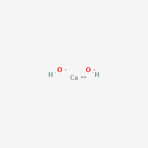 Chemical structure of Calcium Hydroxide