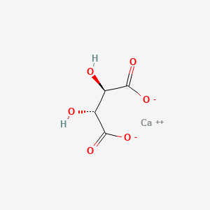 Chemical structure of Calcium tartrate