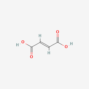 Chemical structure of Fumaric Acid