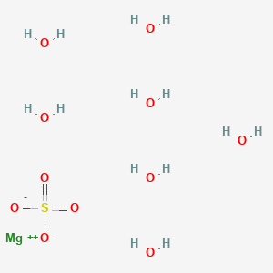 Chemical structure of Magnesium Sulfate Heptahydrate