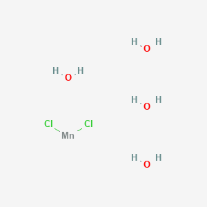 Chemical structure of Manganese Chloride Tetrahydrate