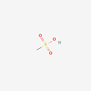 Chemical structure of Methanesulfonic Acid