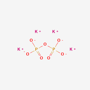 Chemical structure of Potassium pyrophosphate