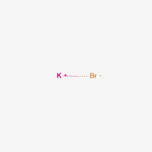 Chemical structure of Potassium Bromide
