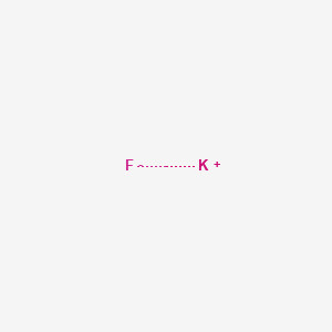 Chemical structure of Potassium Fluoride