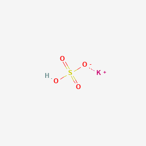 Chemical structure of Potassium bisulfate