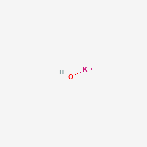 Chemical structure of Potassium Hydroxide