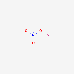 Chemical structure of Potassium Nitrate