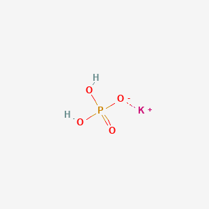 Chemical structure of Monobasic potassium phosphate