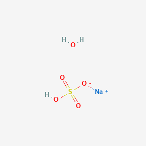 Chemical structure of Sodium bisulfate monohydrate