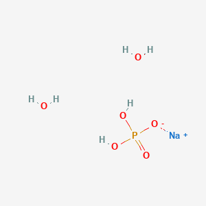 Chemical structure of Sodium Phosphate, Monobasic, Dihydrate