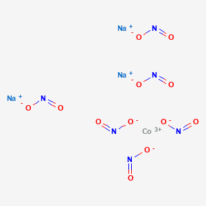 Chemical structure of Sodium cobaltinitrite