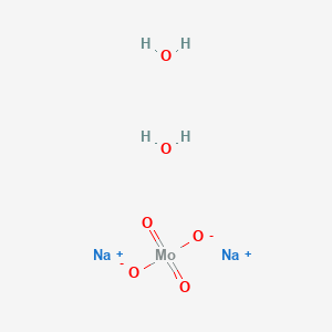 Chemical structure of Sodium molybdate dihydrate