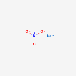 Chemical structure of Sodium Nitrate