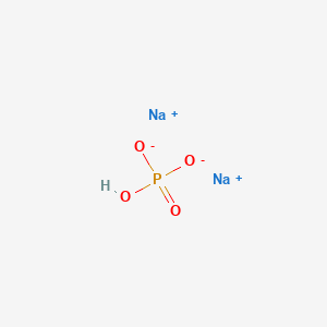 Chemical structure of Sodium Phosphate, Dibasic