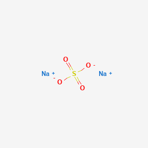 Chemical structure of Sodium Sulfate