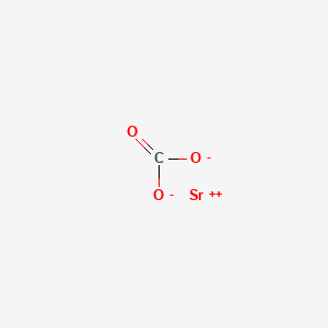 Chemical structure of Strontium carbonate