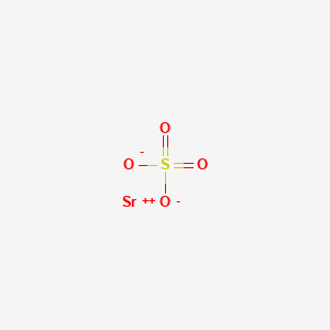 Chemical structure of Strontium sulfate