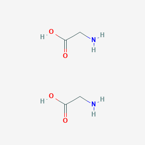 Chemical structure of Glycine aminoacetic acid