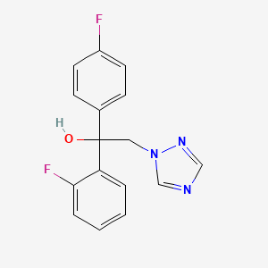 Chemical structure of Flutriafol